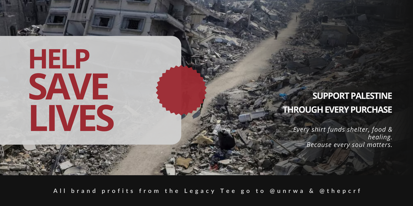 Gaza Donation Banner Image